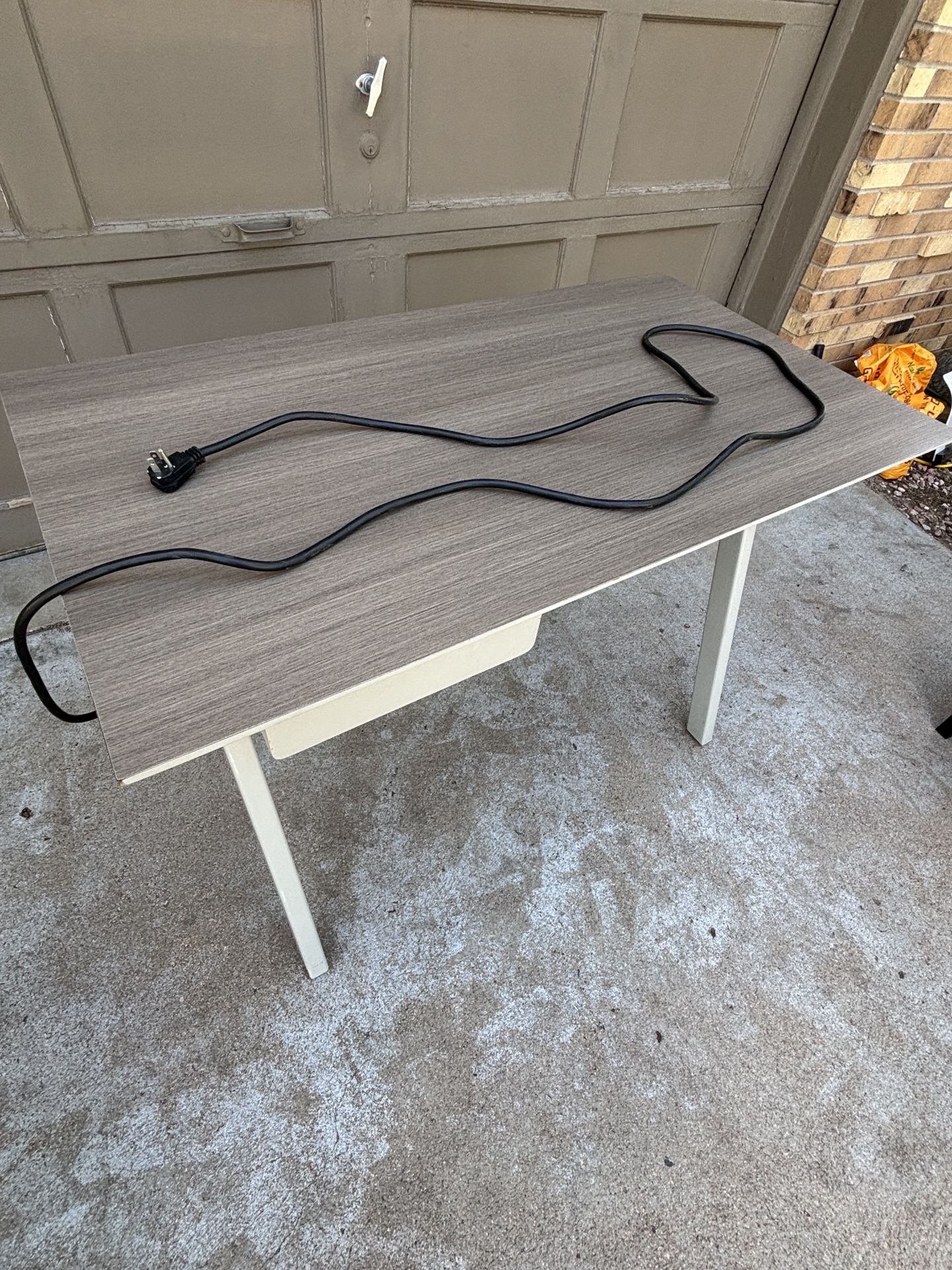 Table With Outlets And USB Ports