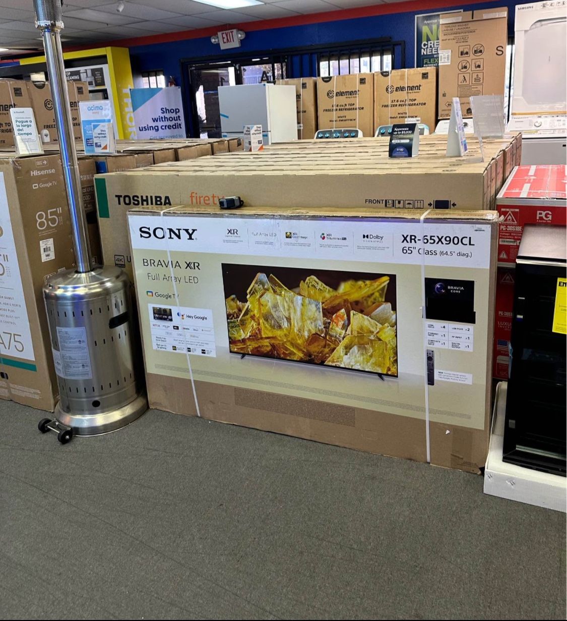 65” SONY BRAVÍA X90L 4K HDR SMART TV