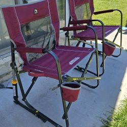 2 Freestyle Rocker Camping Chairs