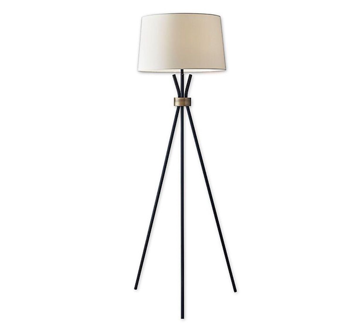 *New* Adesso Benson Floor Lamp in Black