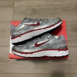 Size 10 - Nike P-6000 “Metallic Silver Gym Red” 2025 (NEW) | CD6404-024