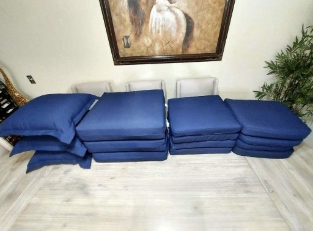 14-Piece Outside Seat Cushions Set By Threshold. HALF OFF