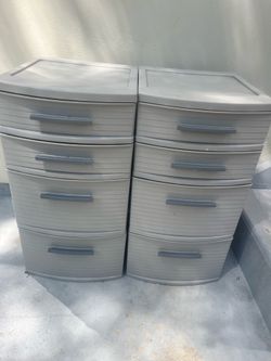 Plastic drawers