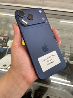 17 Pro Max unlocked. Cash or $50 down w approval