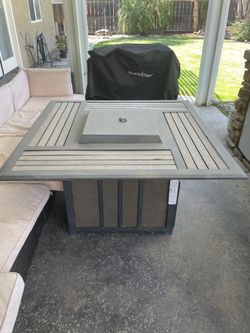 Gas Fireplace Table