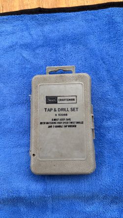 Craftsman tap &drill set