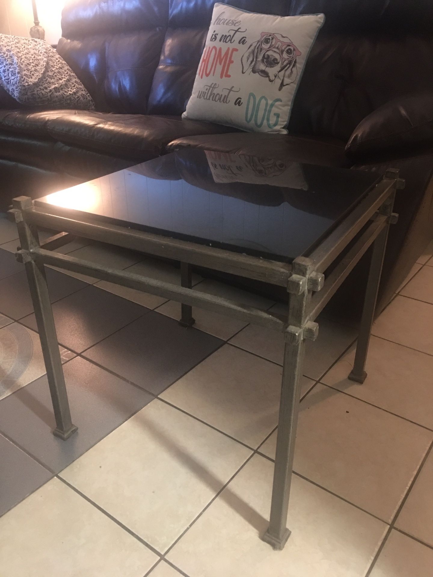 Coffee marble end table
