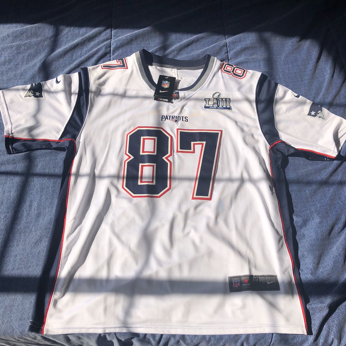 New England Patriots Rob Gronkowski Super Bowl LIII (53) Jersey