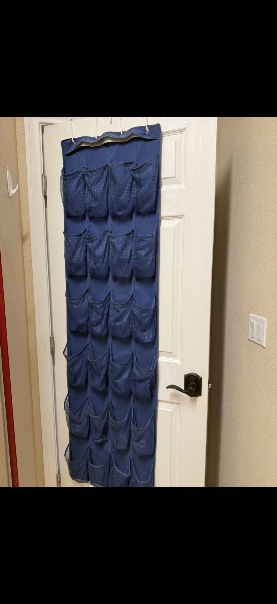 Door Pocket Organizer Blue