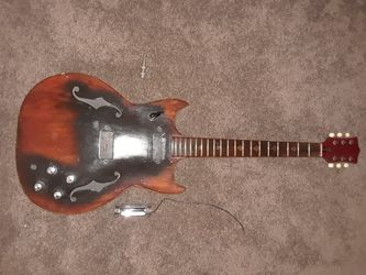 Antique project guitar check my offers more instruments thank you