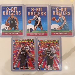 2025-26 Topps -NBA Card Lot (5) Inserts RC Cooper Flagg-Kon Knueppel See Pics NM