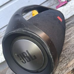 JBL Boombox Waterproof Portable Bluetooth Speaker Black Fully Working