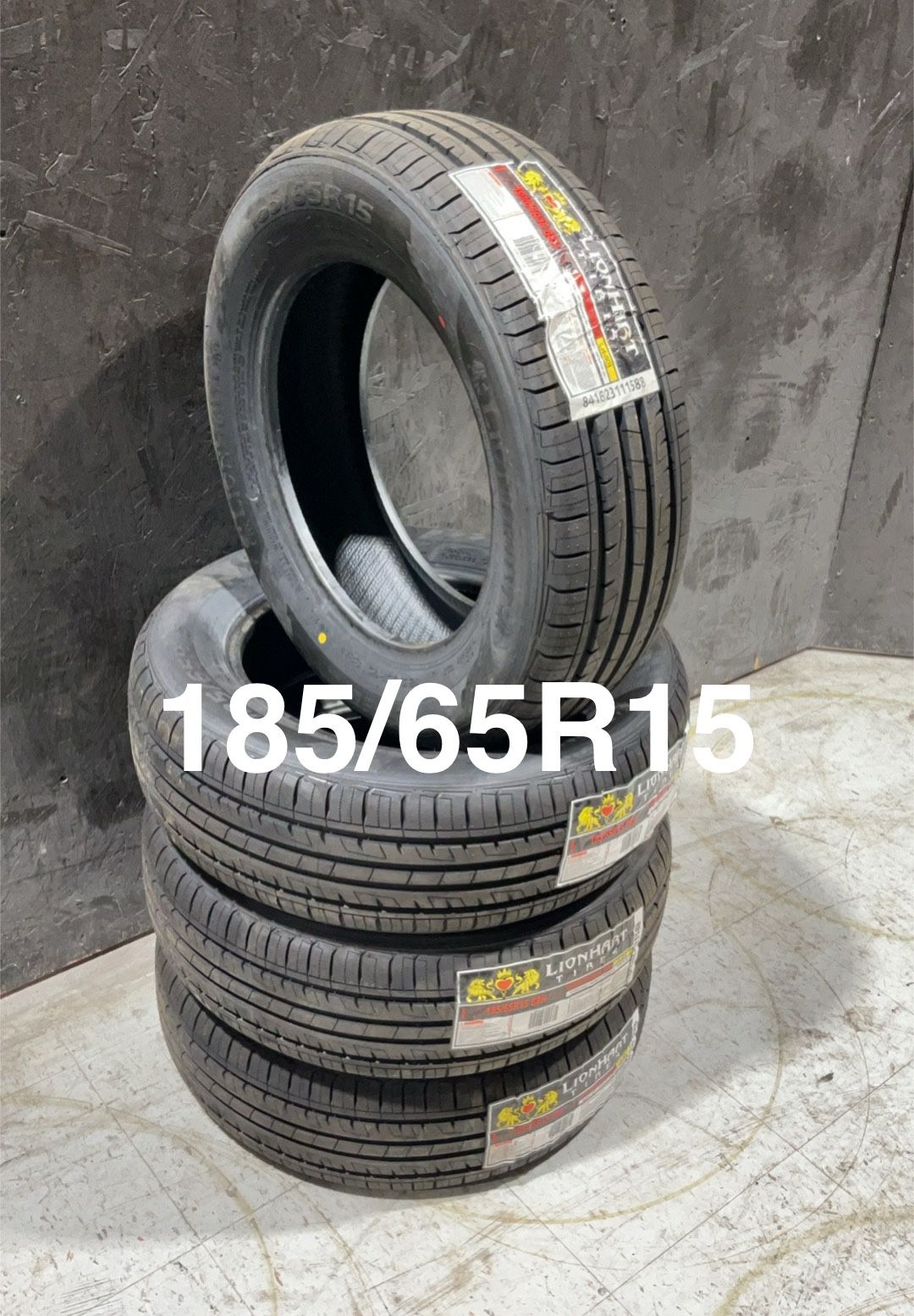 185/65R15 NEW Free Installation and Warranty 