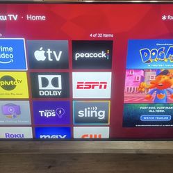 43” TCL 4K HDR10 ROKU SMART TV