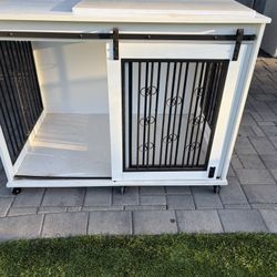 Large Dog Crate On Wheels 