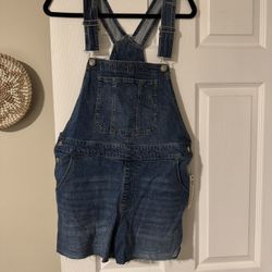 Women’s Jean Short Overalls