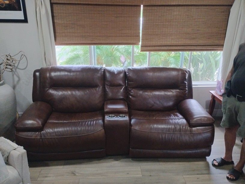 Leather Electric Recliner