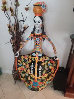 Ceramic Muerte Statue Unique And Hard To Find 