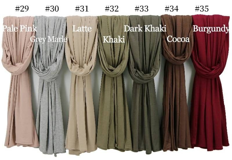Premium Jersey Hijabs / Shawls