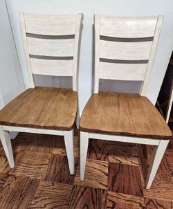 Two dining chairs