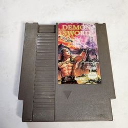 Demon Sword Nintendo NES Video Game Cartridge ONLY Polished Contacts 80's Retro