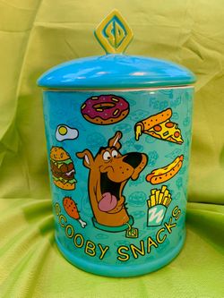 NEW!! ⭐️Scooby Snack - Ceramic Cookie Jar⭐️ Doggy Treats⭐️ NEW!!💥