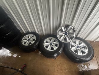 Ford rims 3 with tire 1 just rim