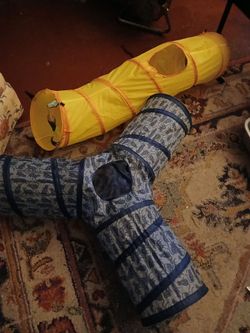 Cat Play Tunnels Set of Two