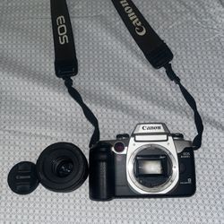 Canon Elan iie With a 50mm canon lens