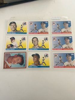 18 Mickey mantle reprints 2006