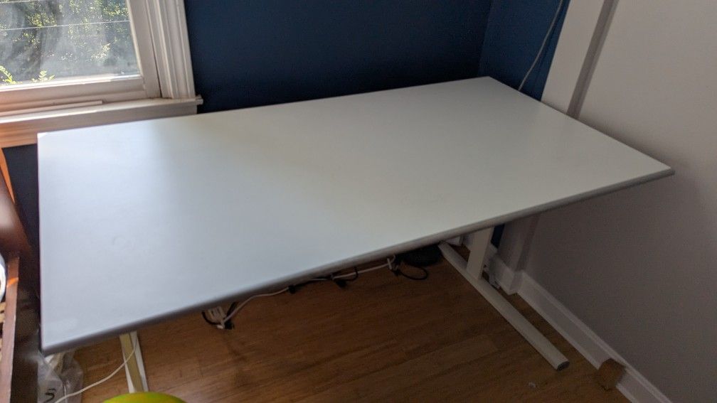 Sleek White Desk