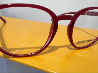 Dolce & Gabbana Red Eyeglass Frames