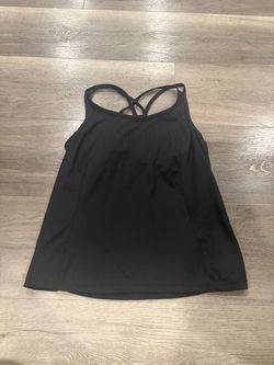 Black Activewear Tank Top