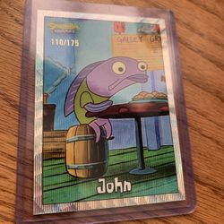 SpongeBob Topps Chrome 25th Anniversary Card 