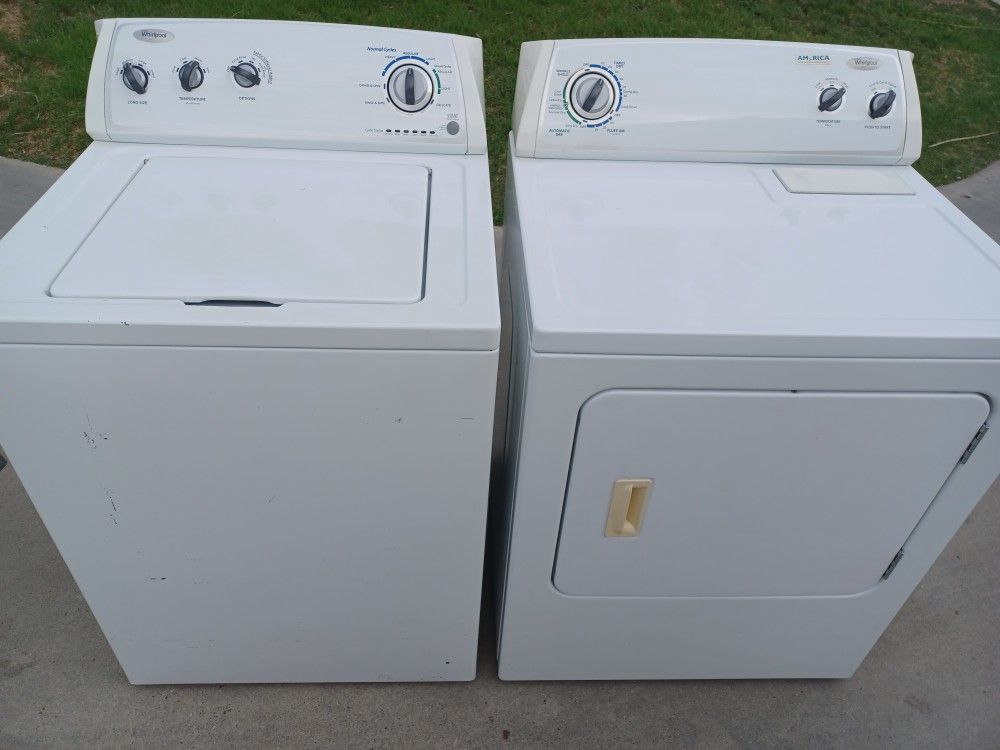 Whirlpool Electric Dryer And Washer 
