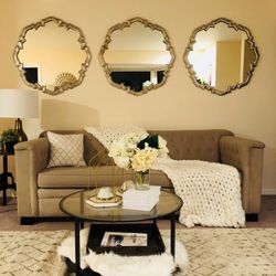 Modern Sleek Glass Top Coffee Table