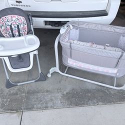 Portable Play Pen/ High Chair/ Bassinet/ Infant Car Seat