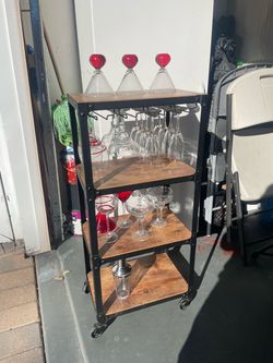 Bar Cart with wheels