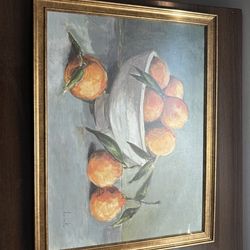 Citrus Harvest framed wall art Threshold print