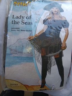 Spirit Lady of the Seas Pirate Costume XL