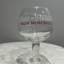 2014 Ommegang Brewery Game of Thrones Valar Morghulis Beer Glass