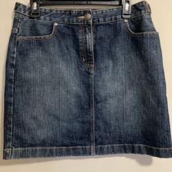 Nautica Denim Skirt . Size -10.