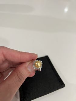 Pearl Ring With Diamond