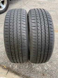 X181 225 55 19 99H Bridgestone Ecopia H/L 422 Plus —2 used tires 80%-90% life