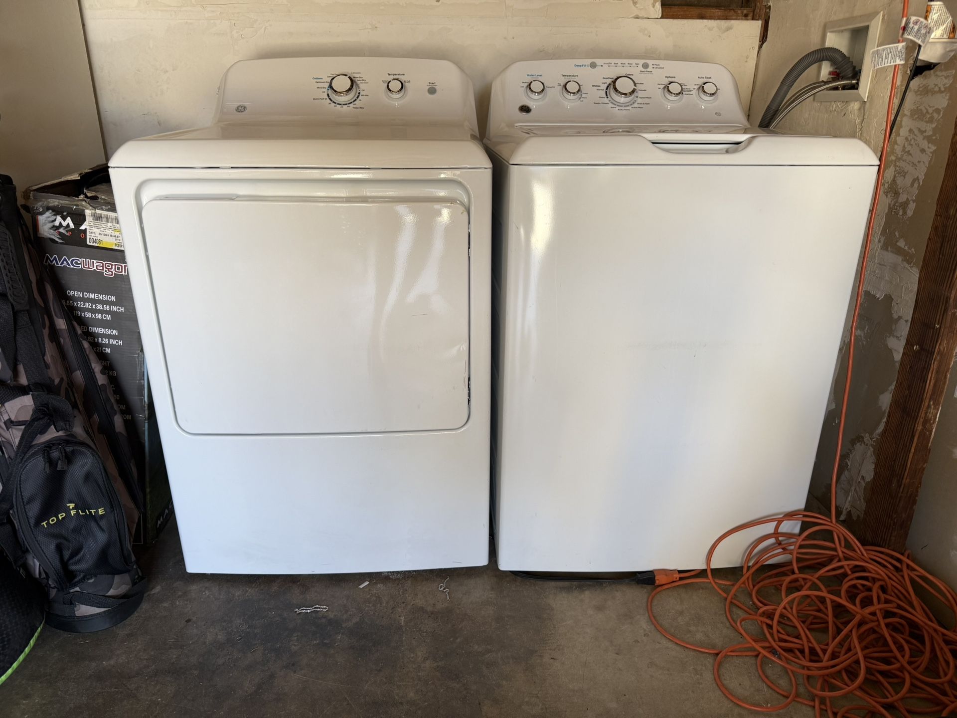 GE Washer And dryer
