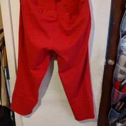 Red Silky Pants 