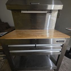 Kobalt work bench with Light And Power 