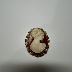 Cameo vintage  Brooch Women ornament vintage 