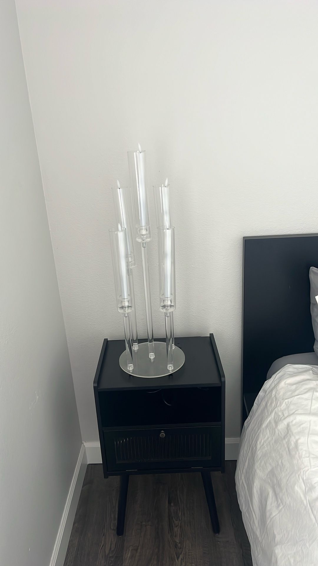 Candle Holder with Candles
