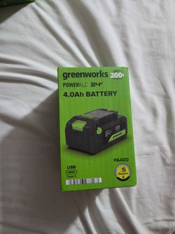 Greenworks 24V 4.0Ah battery (Model PA400